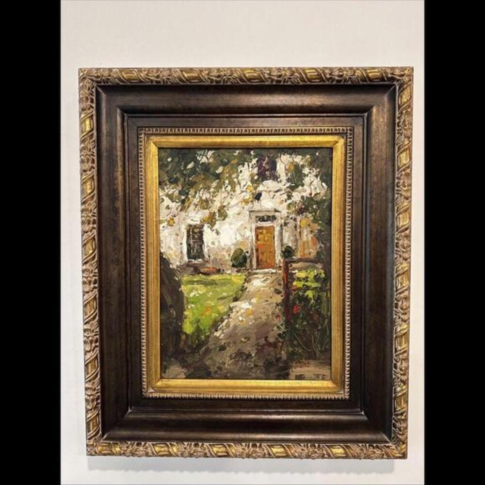 Original Oil Painting On Canvas Signed Santini 25’’ X 21”